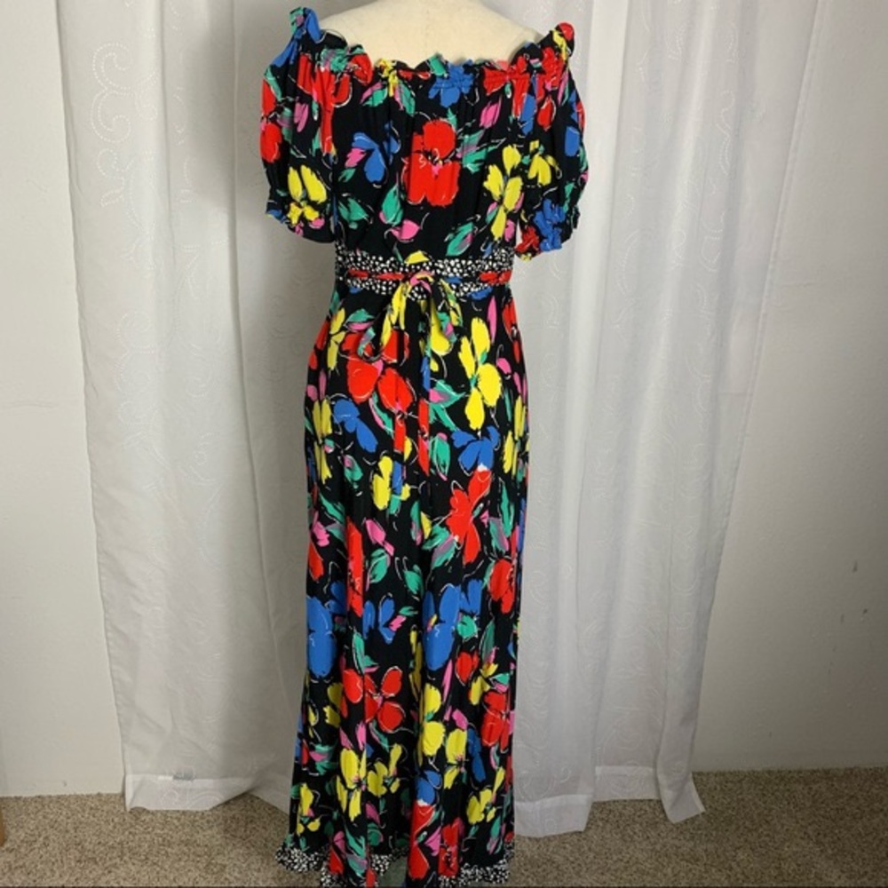 RIXO X Target black floral maxi dress - Picture 7 of 9